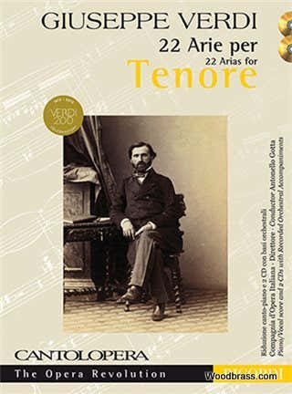 CANTOLOPERA - VERDI G. - 22 ARIA'S VOOR TENOR + CD