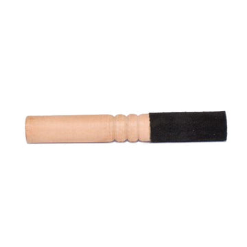 A-AKS940 - MALLET FOR SINGING BOWL LEATHER/WOOD 2CM L 18CM