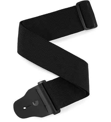 3 inch brede basgitaarband Zwart