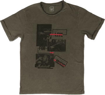 Marshall Live For Music T-Shirt Size S
