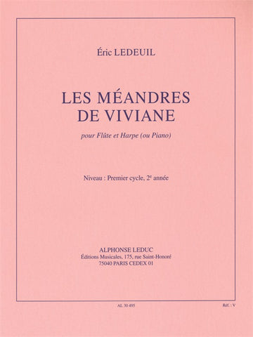 Ledeuil Eric - Les Meandres De Viviane - Flute & Piano