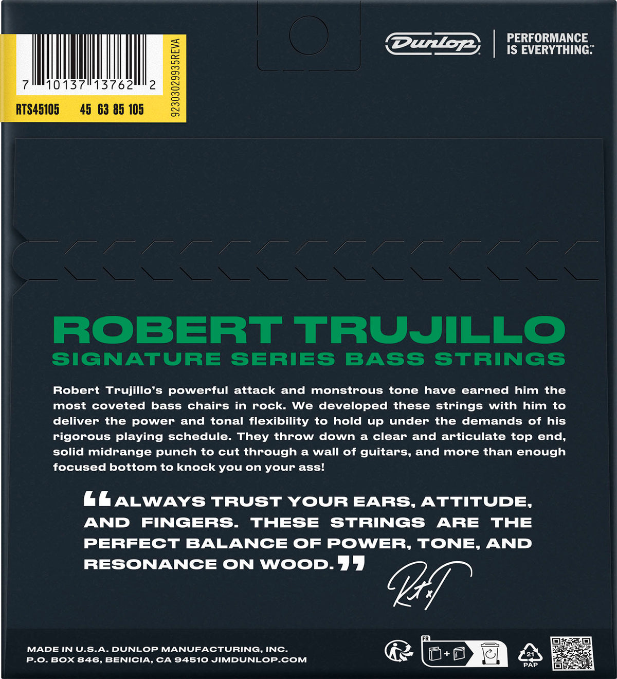 Robert Trujillo Signature Stainless Steel 45-105