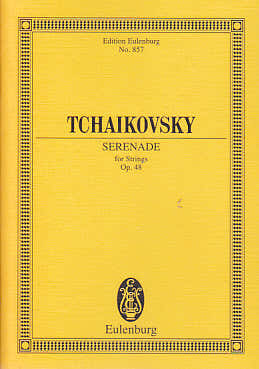 Tchaikovsky P. I. - Sérénade Pour Cordes En Do Maj. Op. 48 - Zakpartituur