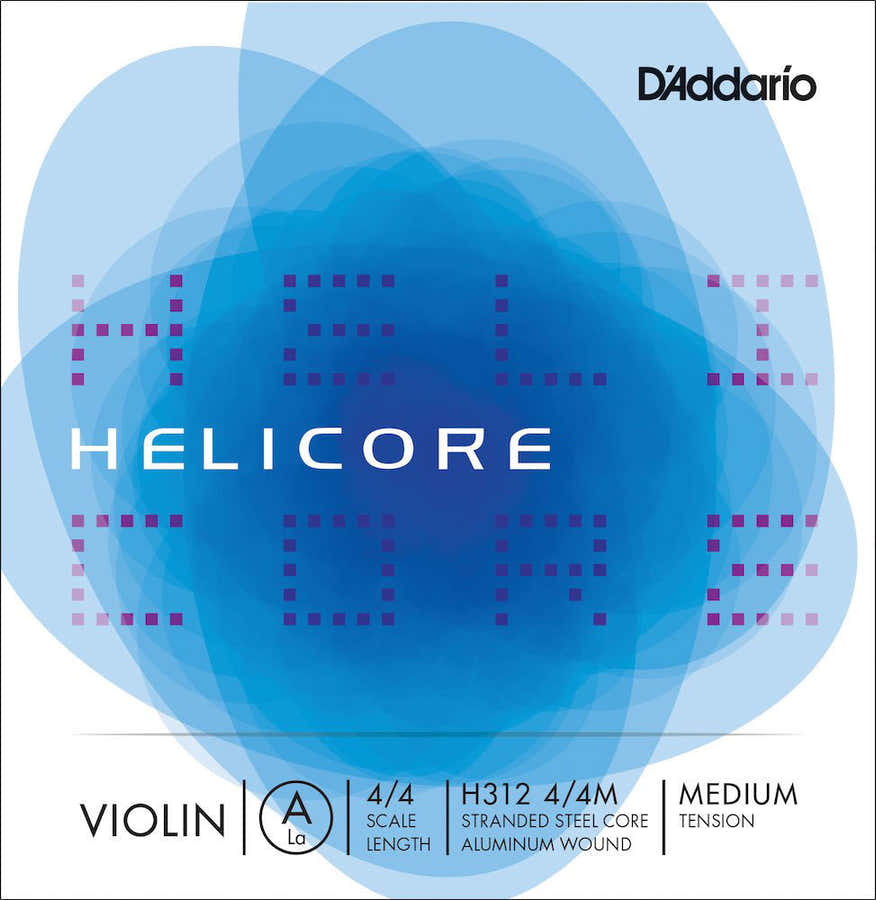 4/4 HELICORE VIOLIN SINGLE A STRING SCALE MEDIUM TENSION