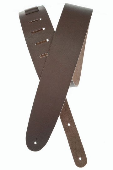 Basic Classic Leather Guitar Strap Brown