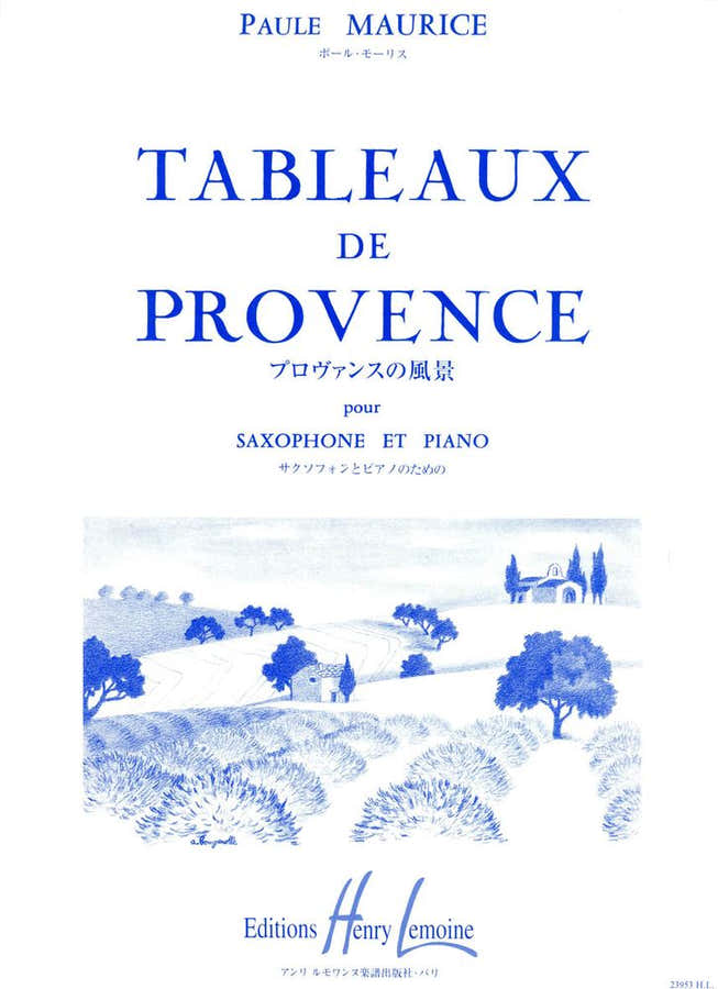 Maurice Paule - Tleaux De Provence - Saxophone Piano