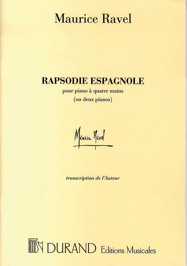 Ravel M. - Spaanse Rapsodie - Piano vierhandig