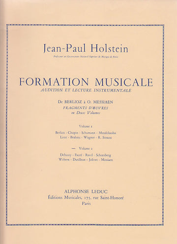 Holstein JEAN-paul - Formation Musicale Vol.2