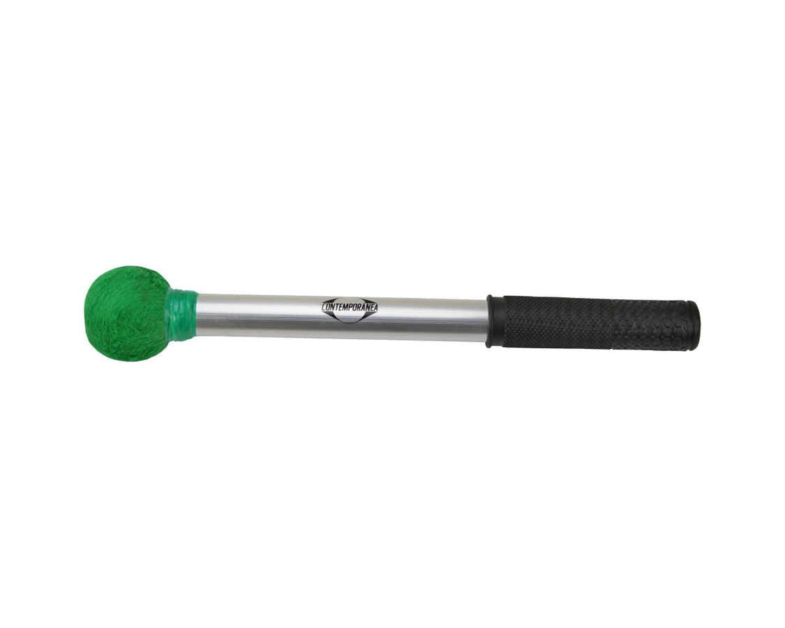 C-BS02G - Mailloche De Surdo Verte Aluminium 30CM