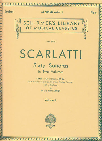 SCARLATTI D. - 60 SONATAS VOL. 2 - CLAVECIN (PIANO)