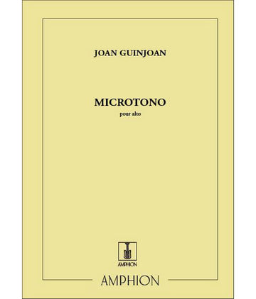 GUINJOAN - MICROTONO - ALTO SOLO