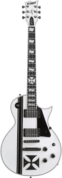 LTD Signature James Hetfield Ironcross Snow White