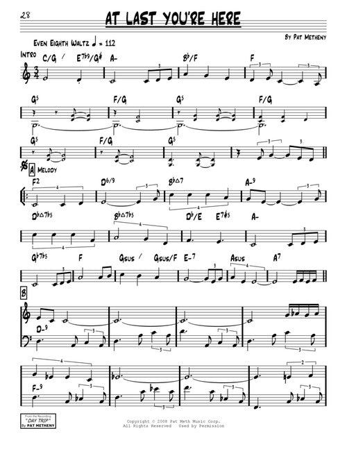 The Pat Metheny Real Book - C Instruments