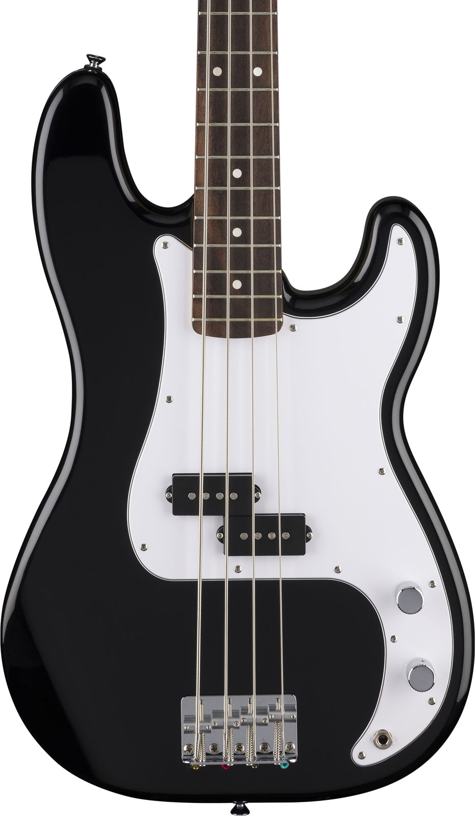 Standaard Precision Bass LRL witte slagplaat Zwart