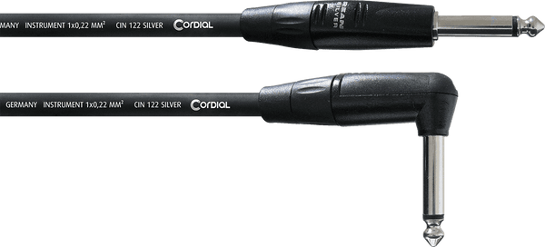 Cable Guitare Jack Droit -coudé 3 M