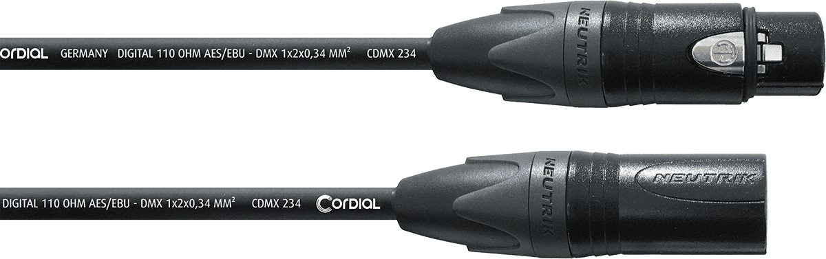 Câble DMX 3 Points 1 M