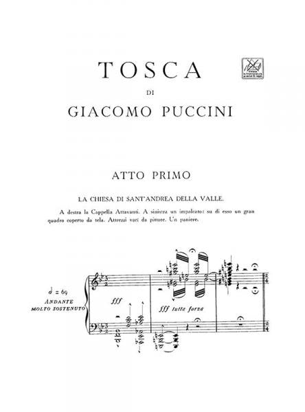 PUCCINI G. - TOSCA - CHANT ET PIANO