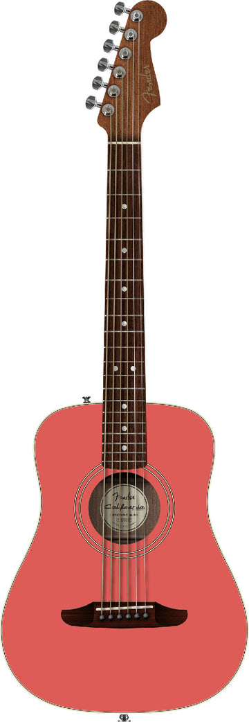 California Standard Redondo Mini met tas Sparren bovenblad Fiesta Red