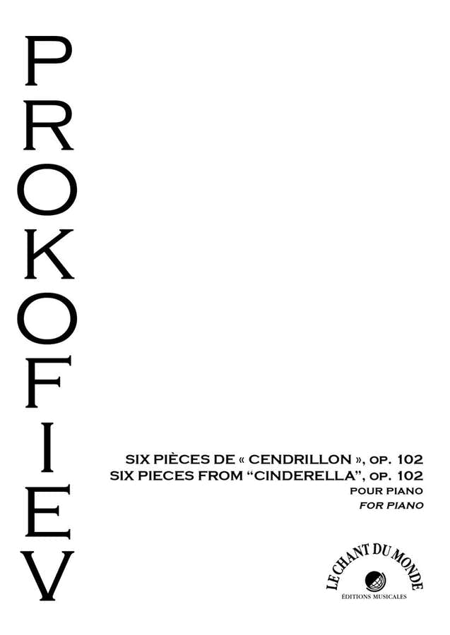 Prokofiev S. - Zes stukken uit Assepoester Op.102 - Piano