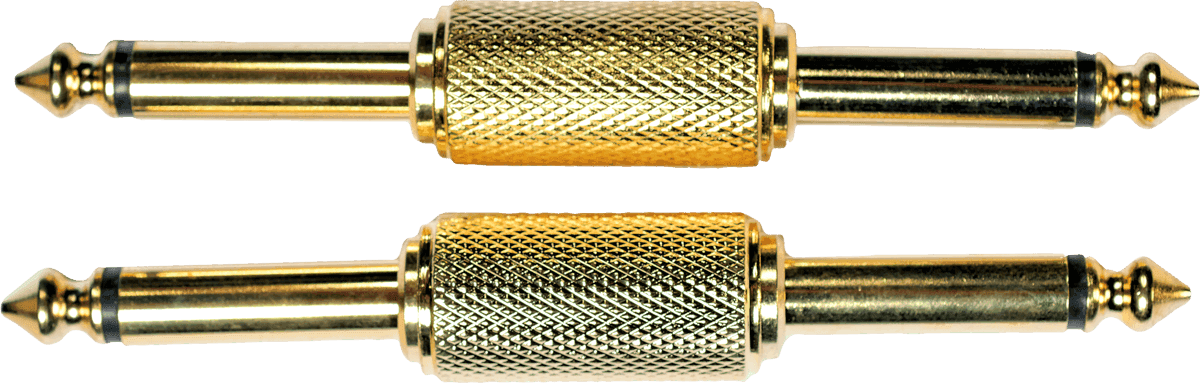 AD02 Adaptateur Jack Male Jack Male - Lot de 2