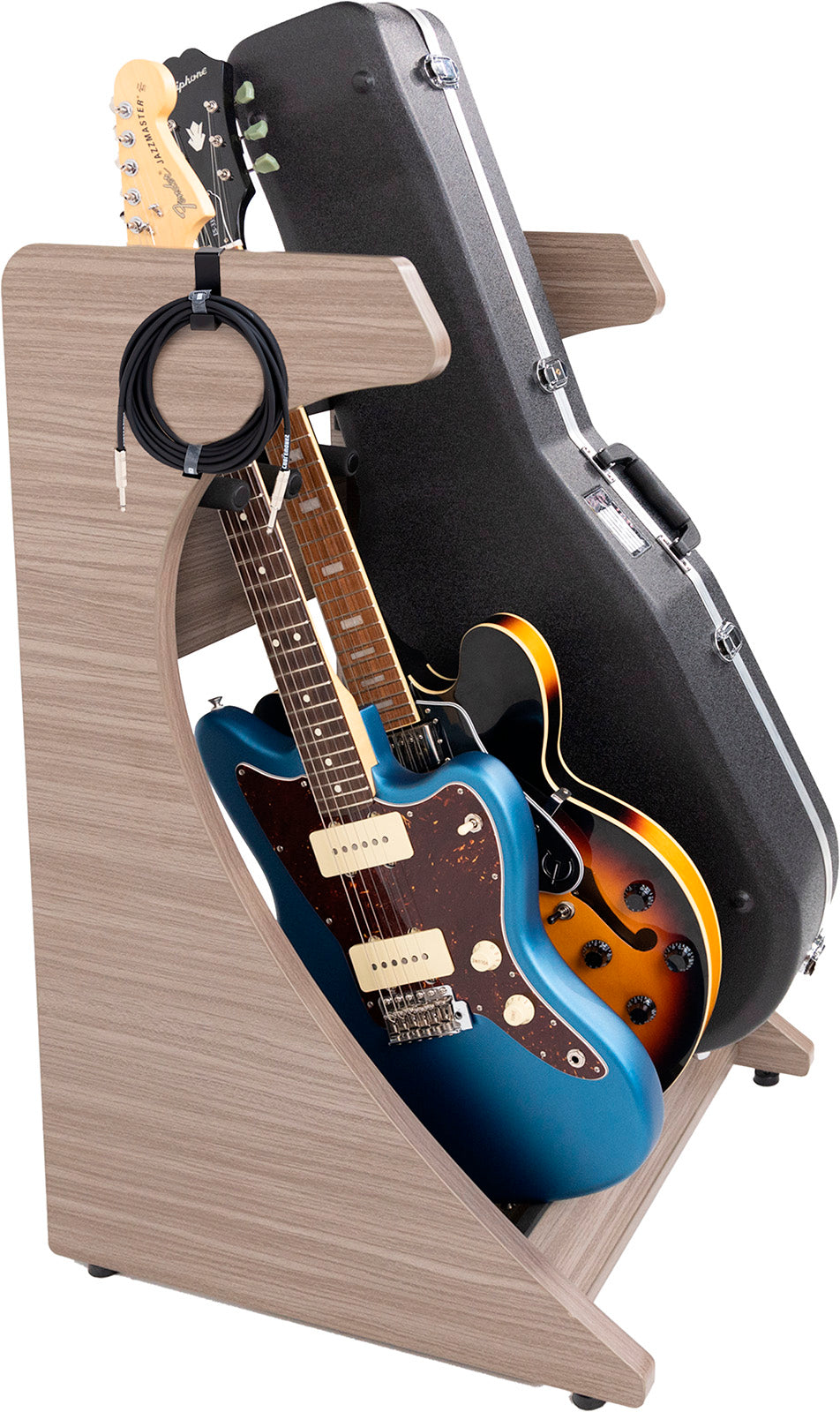 Stand Rack Elite 3 Guitares Gris