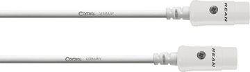 CABLE MIDI 6 M BLANC