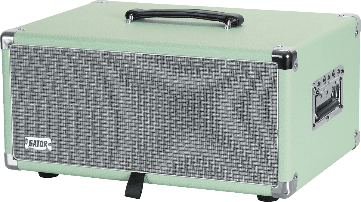 Rack En Bois 4u Vintage Amp Surf Green