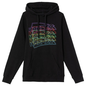 "M" Kramer Neon hoodie (Zwart)