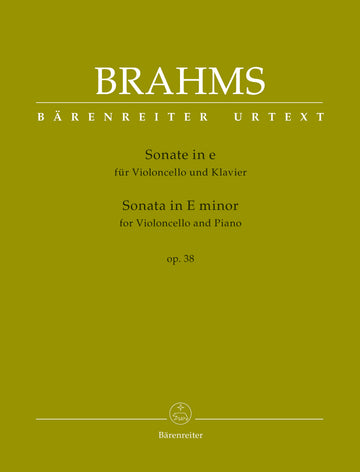 Brahms - Sonata In E Minor Op.38 - Violoncelle & Piano