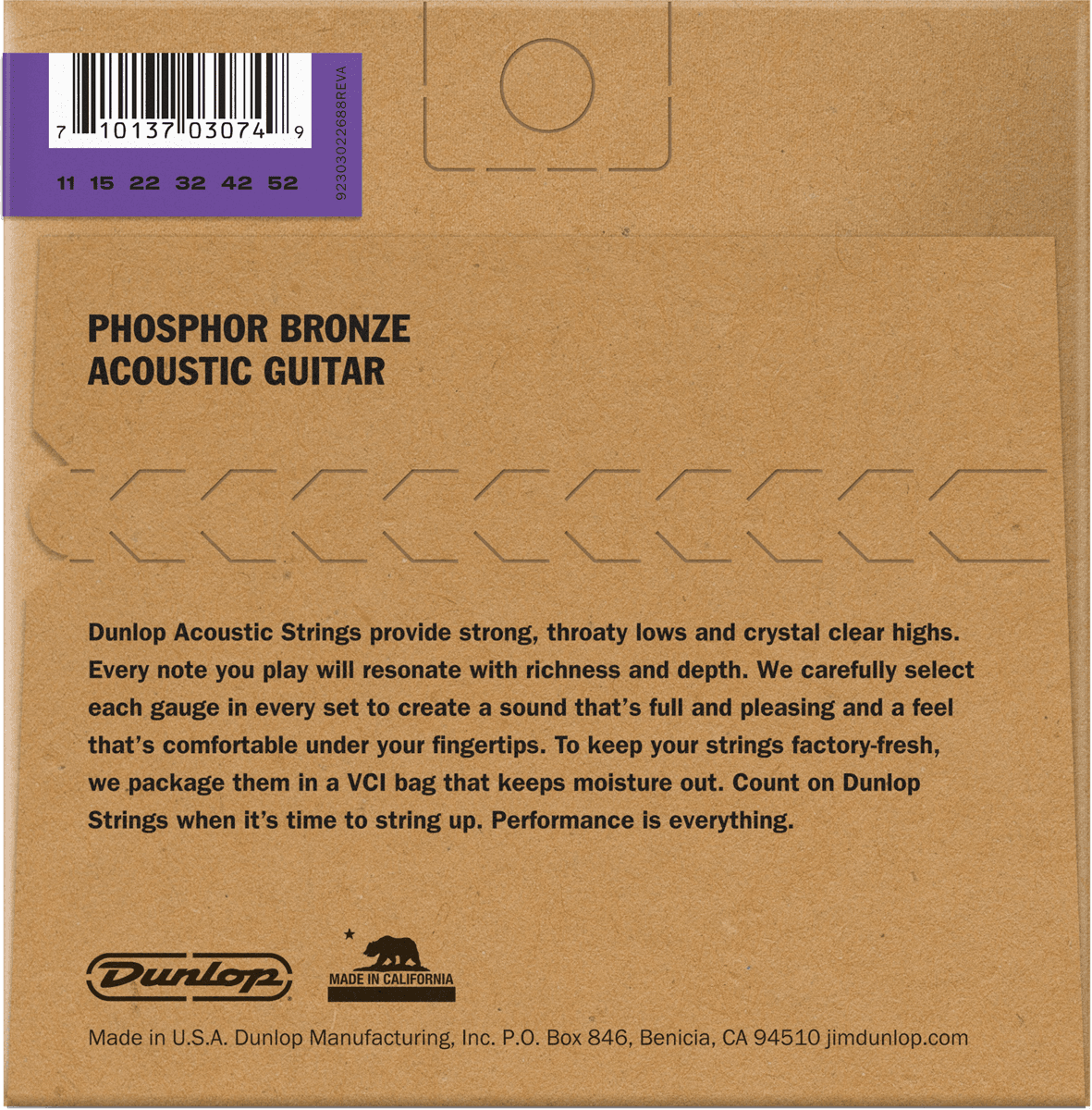 DAP1152 Phosphor Bronze Medium Light 11-52