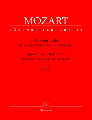 Moz W.A. - Quuor En Mib Majeur Kv 493 - Piano Violon Alto Violoncelle