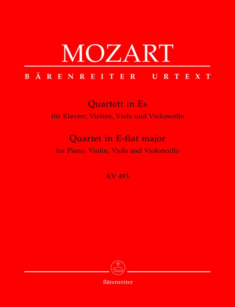 Moz W.A. - Quuor En Mib Majeur Kv 493 - Piano Violon Alto Violoncelle