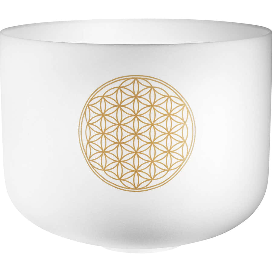 PCSB16FOL - Bol de cristal " Flower of Life" 16" 128 Hz / C3