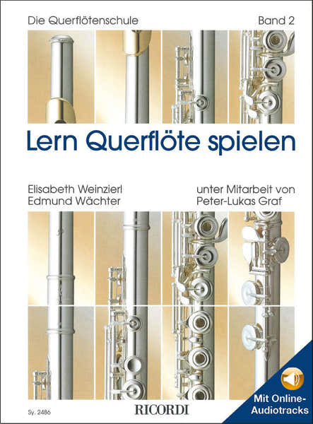 Lern Querflöte spielen Band 2 mit Online-Audiotrac