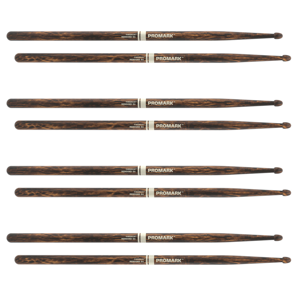 R5AFG-4P Rebound 5A Firegrain Hickory Olive Acorn 4 Paires