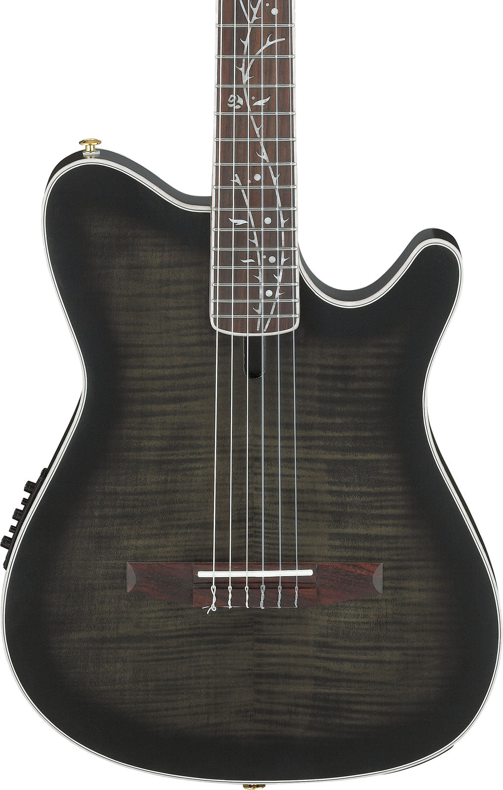 TOD20FMN Signature Tim Henson zwarte burst-fade met lage glans