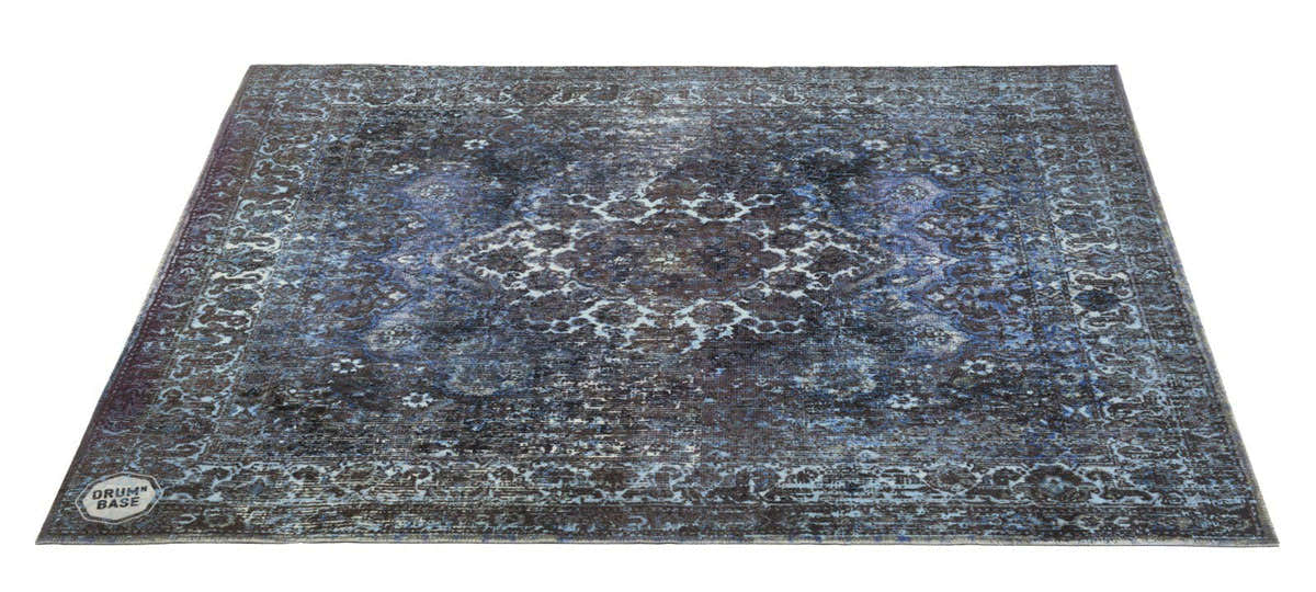 VP130-BLU Tapis Vintage Persian 1.30 X 0.90M Antidérapant Blue