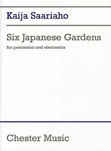 SAARIAHO K. - 6 JAPANESE GARDENS - PERCUSSION & ELECTRONICS CDROM