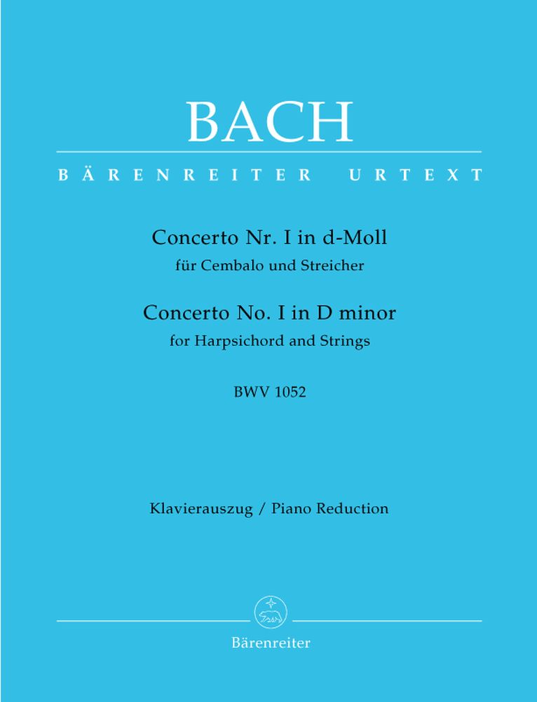 Bach J.S. - Concerto N°1 En Re Mineur BWV 152 - Clavecin