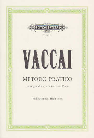 Vaccai - Praktische methode (hoge stem)