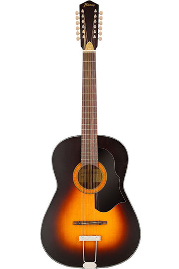 Vintage Hootenanny 12 Vintage Sunburst Nitro Hoogglans