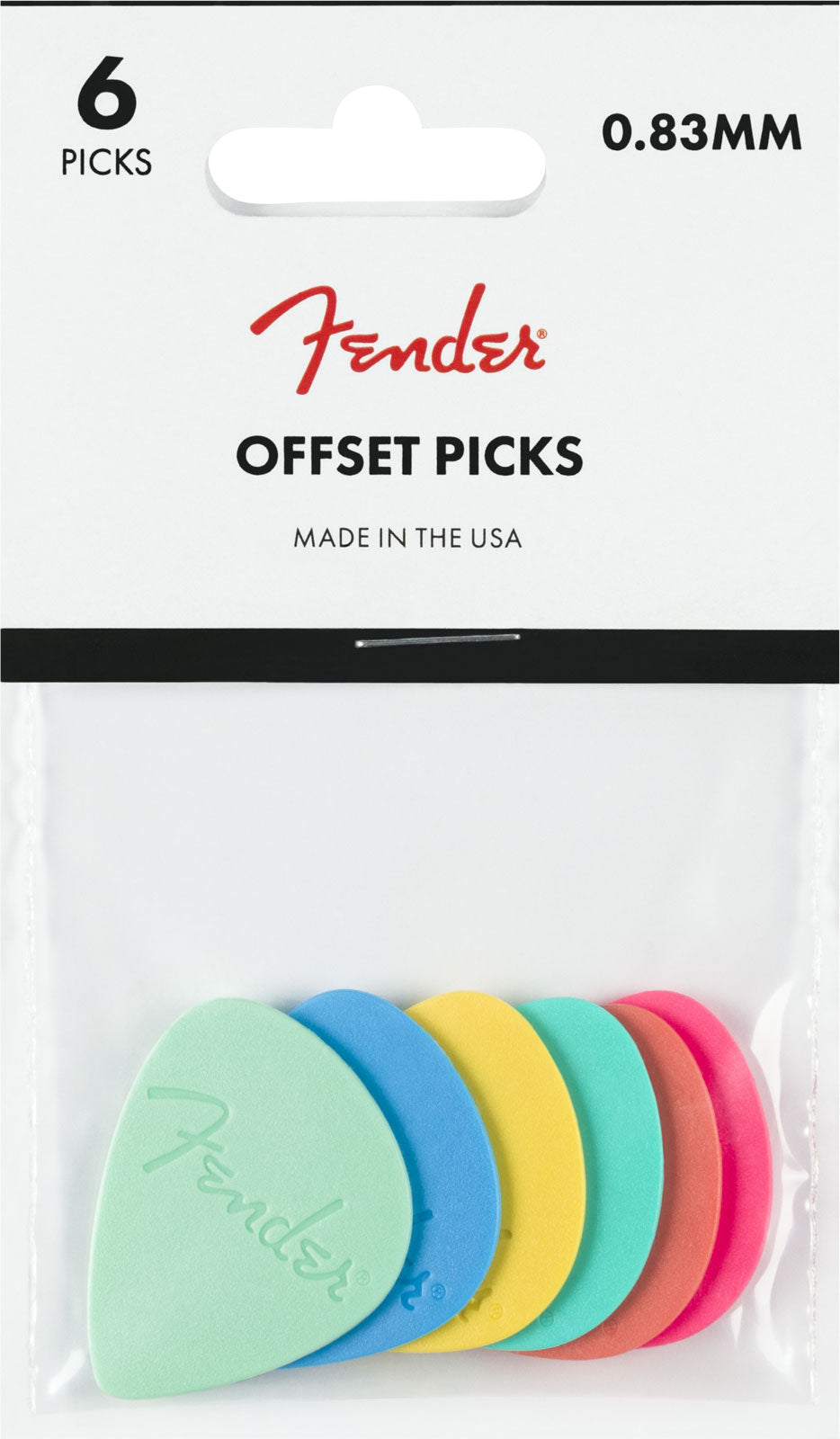 Offset Picks Multi-Color (6)