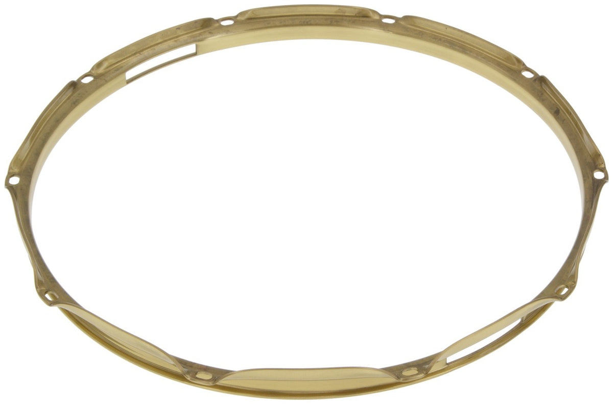 HB25-14-10SBR - 14" Drumhoepel 10 Gaten Snare Side Messing Super Triple Flange 2.5mm