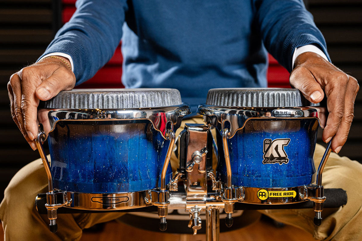WKT400BW - Artist Bongo William " Kachiro" Thompson 7" & 8 1/2" Blue Wave
