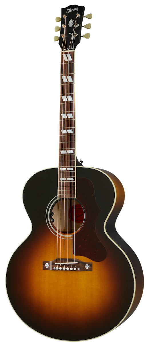 Gibson Acoustic J-185 Origineel Vintage Sunburst