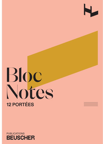 Bloc Notes 12 Portées