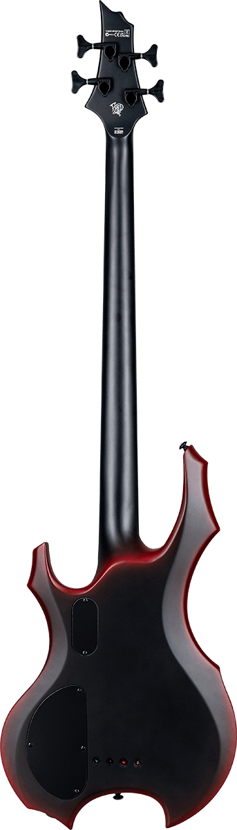 Fl-4 Fred Leclercq Zwart Rood Burst Satijn