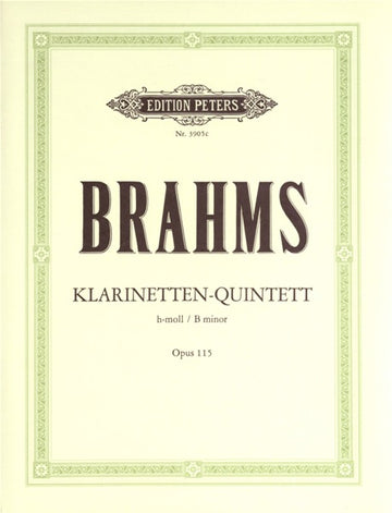 Brahms Johannes - Quintet In B Minor Op.115 - Clarinet(s) And Other Instruments