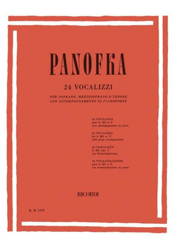 PANOFKA H. - 24 VOCALIZZI OP 81 - CHANT