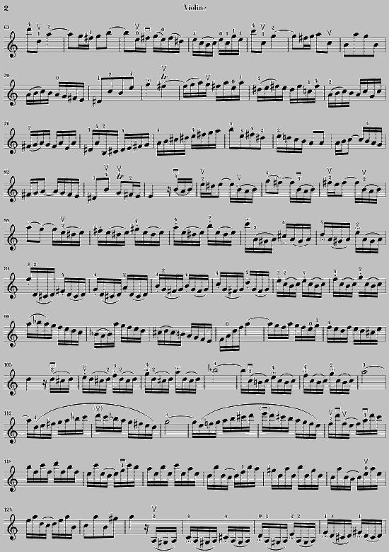 Bach J.S. - Concerto For Violin And Orchestra A Minor BWV 1041